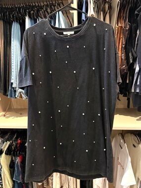 Baevely Women’s Rhinestone Tshirt Dress